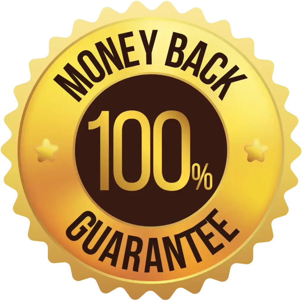 Alpha Thrust money back guarantee badge